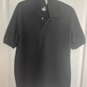 Hanes ComfortBlend EcoSmart Men's Black Polo Shirt